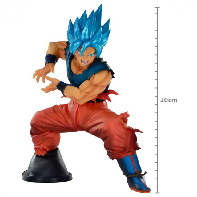 Boneco Goku Super Saiyajin Deus Azul - Dragon Ball Z em Promoção