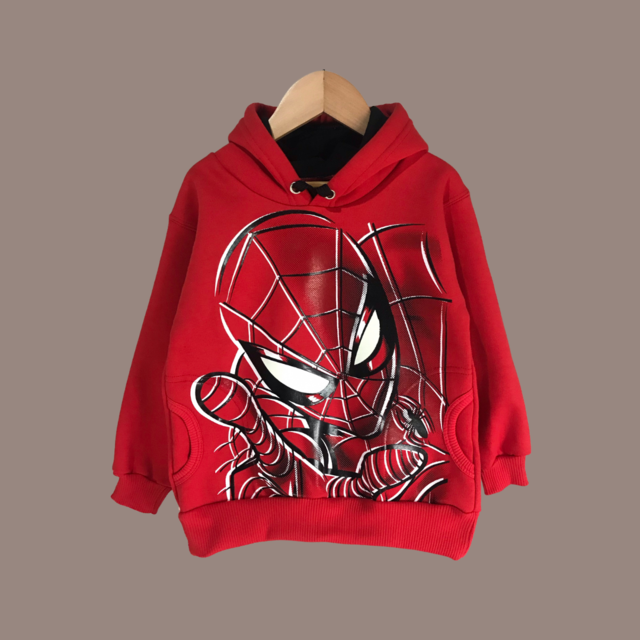 BUZO FRISA SPIDERMAN ROJO