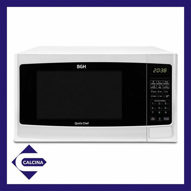 Microondas BGH 20lts Digital B120DB9 Blanco