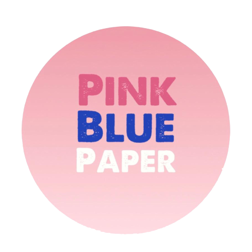 Pink Blue Paper