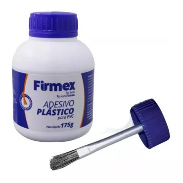 Adesivo Para Tubos De PVC Pincel Aplicador 175g Firmex