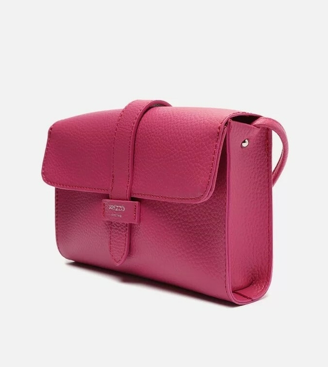 Bolsa Arezzo Tiracolo Rosa Betina Pequena Deep Pink