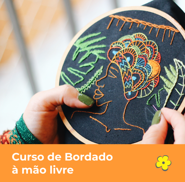 Kit para Bordado Livre - Curso Online - Descobrindo o Bordado