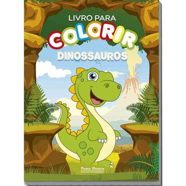 Meu Blocão de Colorir - Dinossauros
