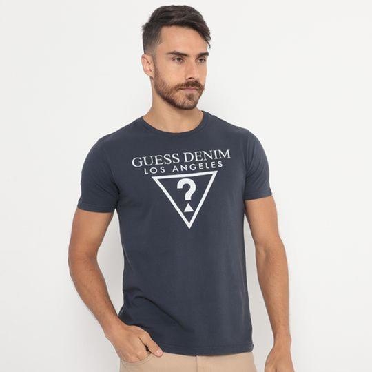 Camiseta Denim - GUESS - Comprar em ESTOQUE GRIFE