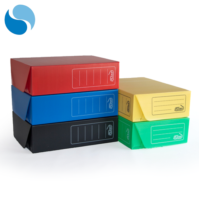 Cajas de archivo de colores en polipropileno. Precio y ofertas