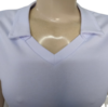 Camiseta canelada gola Polo