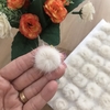 Meio Pompom Pelinhos 2,5cm - Off White