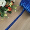 Fita Lurex Esponjoso Glitter Azul Royal (10mm)