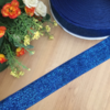 Fita Lurex Esponjoso Glitter Azul Royal (38mm)