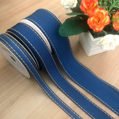 Fita Sinimbu Jeans Azul Escuro - Rolo 10 metros - comprar online