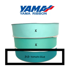 Fita Gorgurão Lisa Yama - Cor 343 (Tomato Blue)
