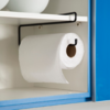 Suporte papel toalha suspenso organizador de armário Preto - comprar online