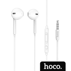 FONE DE OUVIDO COM MICROFONE M55 - BRANCO - HOCO.