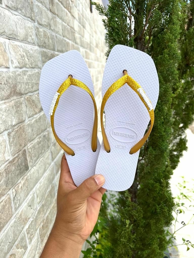 Sandalias 2024 havaianas branca