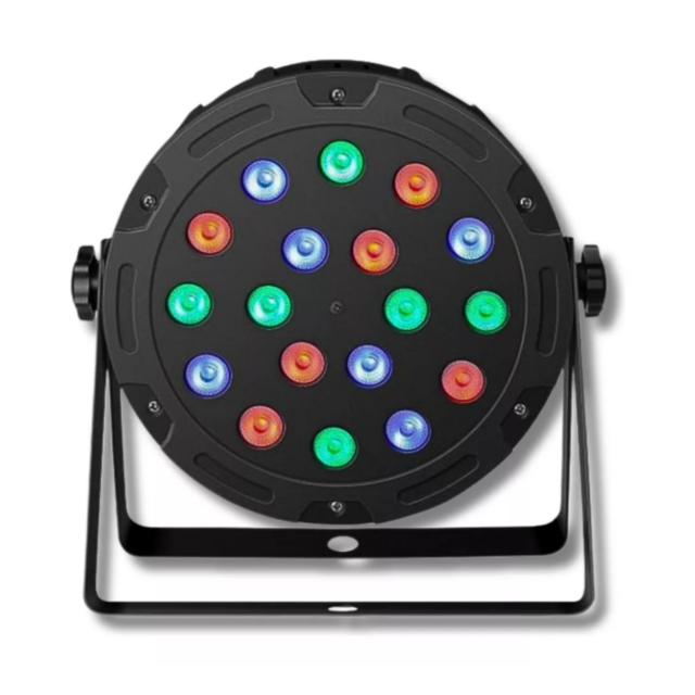 Luz Protón 18 Led Rgb Audioritmico Dmx Profesional Eventos