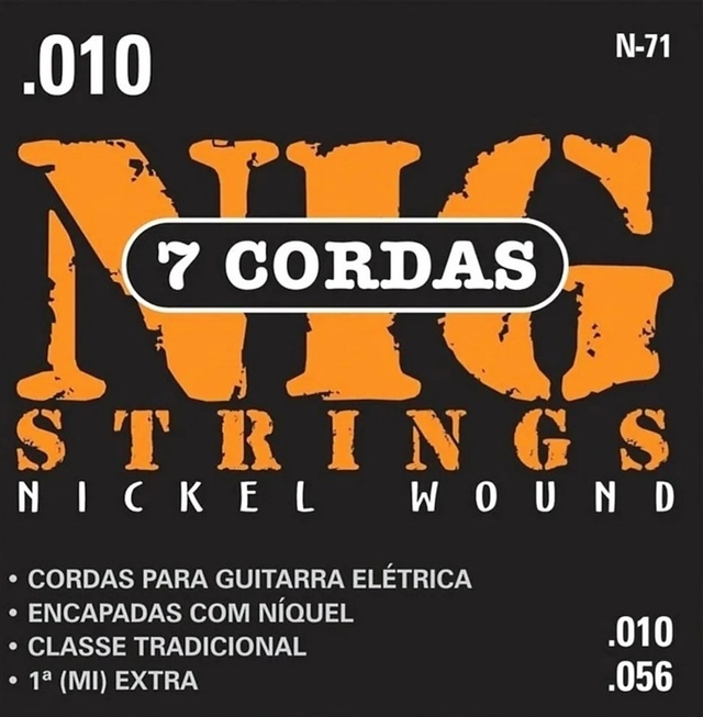 Encordoamento Nig N Guitarra Cordas