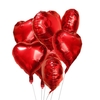 Balão coração metalizado 45cm