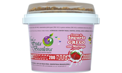 Pote de Iogurte grego com morango Fruta Brasileira - 220ml