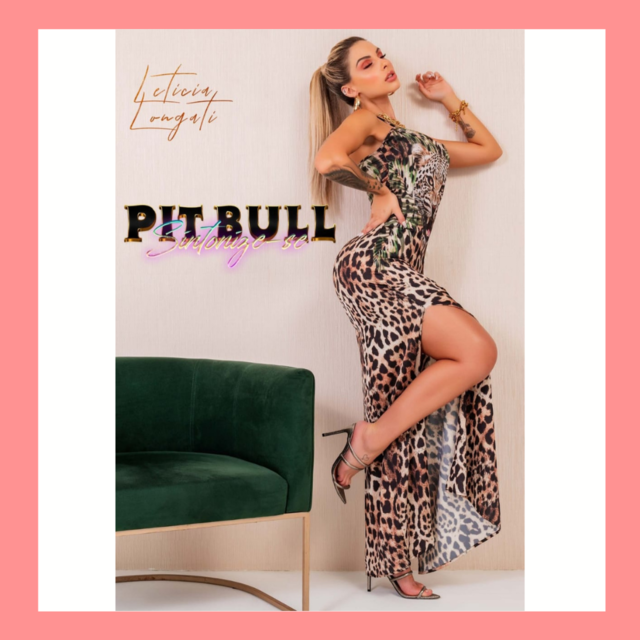 Vestido longo pit store bull