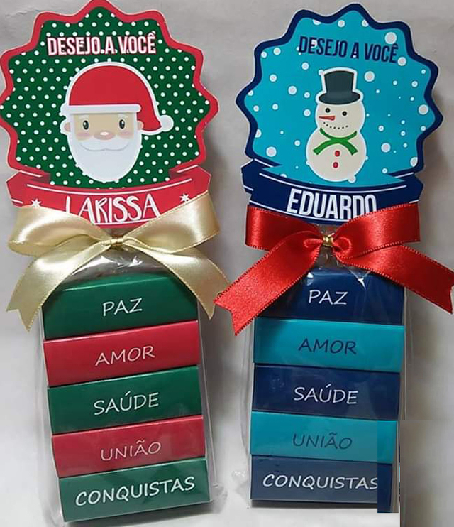 Kit Bis Personalizado Natal Mod 02 Ref 0274