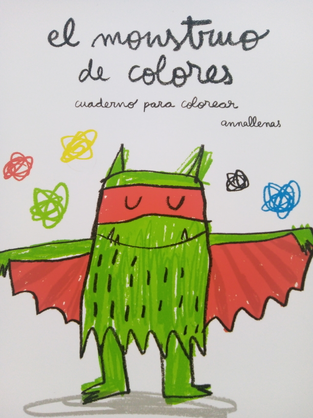 Libro Para Colorear El Monstruo de Colores