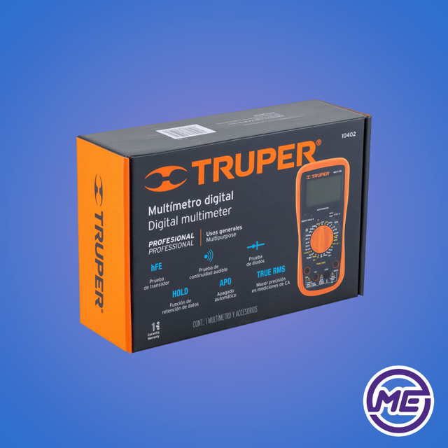 TRUPER MUT-39 Multímetro digital profesional