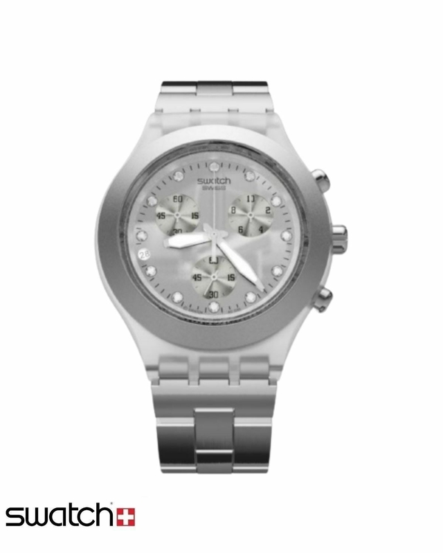 Reloj Swatch Mujer Full Blooded Silver Svck G