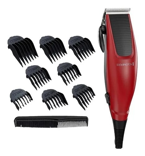 Maquina Cortadora Pelo Remington Hc1095 Titanio 12 Piezas