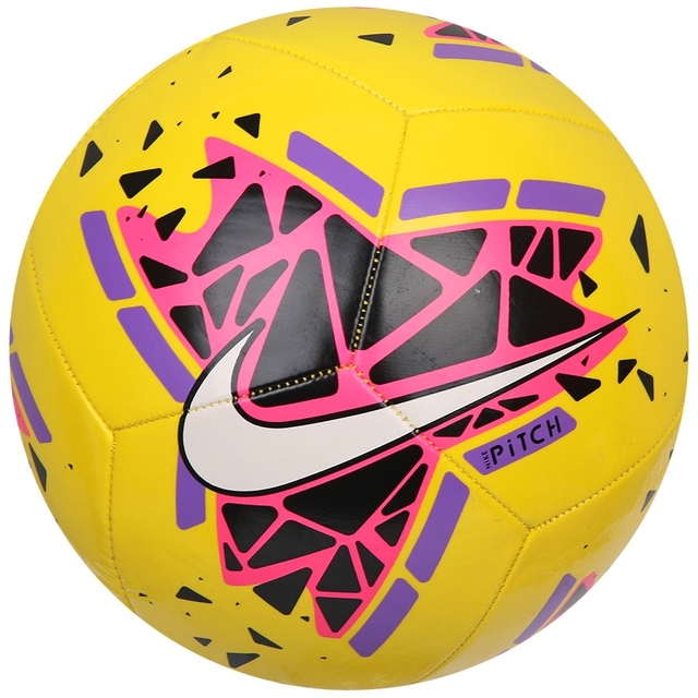 BOLA NIKE CAMPO PITCH AMARELO/ROSA