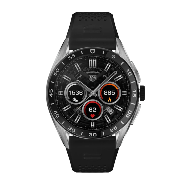 REL GIO TAG HEUER CONNECTED CALIBRE 4 MASCULINO SBR8A10.BT6259