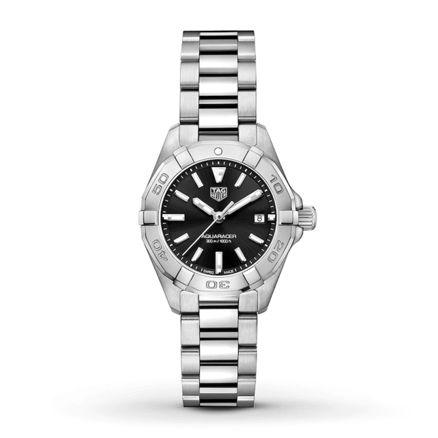 REL GIO TAG HEUER DE QUARTZO AQUARACER FEMININO WBD1410.BA0741