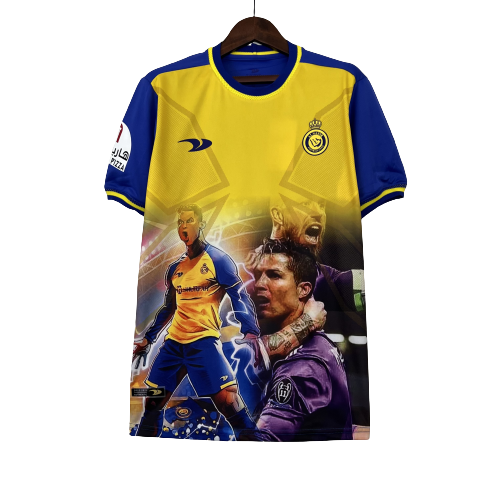 Camisa Al-Nassr FC Home 2022/2023 Amarela e Azul – Versão Jogador