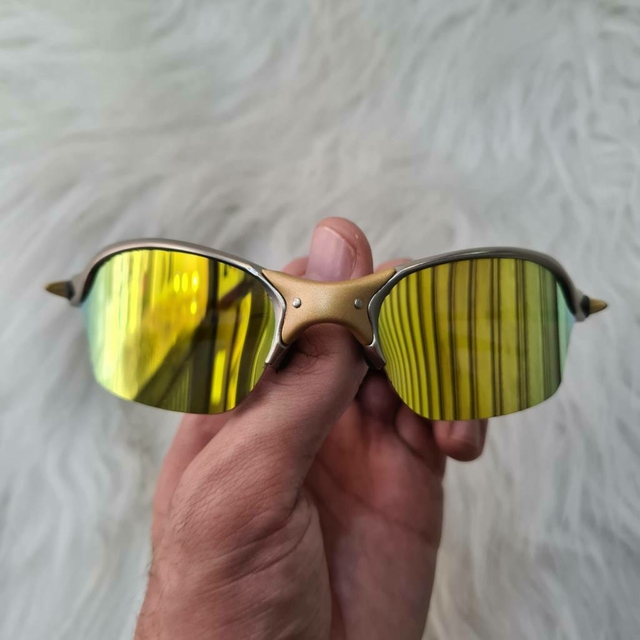 Óculos de sol da Oakley Romeo 2 Lente Dourada