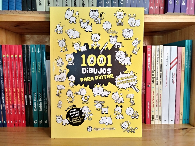 1001 dibujos para pintar, cosas divertid