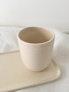 Vaso de cerámica natural