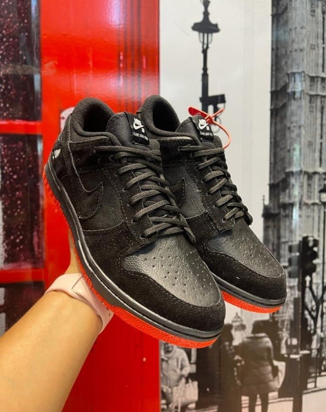 Nike sb preto e vermelho best sale