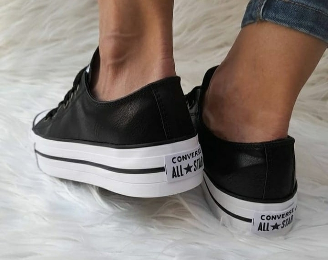 Converse plataforma de 2024 cuero