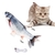 Brinquedo elétrico de peixe para gatos