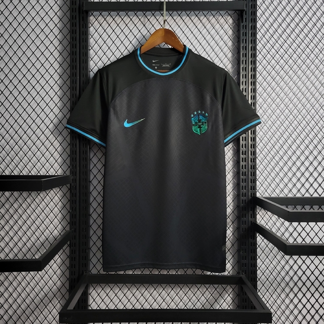 Camisa Brasil Away II 22/23 Torcedor Nike Masculina - Azul