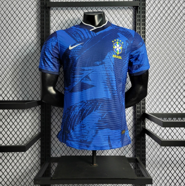 Camisa Seleção Brasil CLASSIC BLUE 22/23 Jogador Nike Masculina - Azul