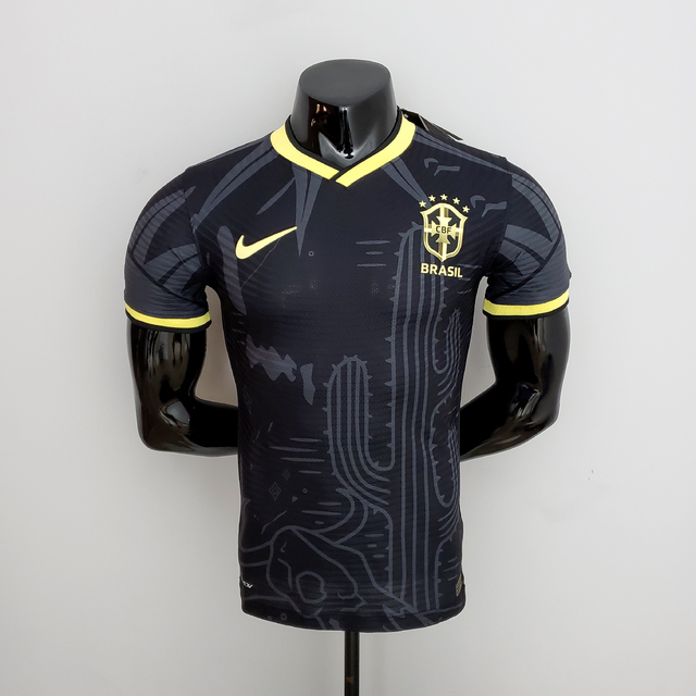 Camisa do Brasil Preta edição Limitada Player Masculina