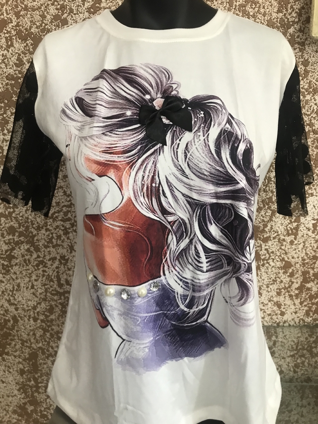 Blusa T-shirt Camiseta Feminina Estampada Blogueira - Chellyn Lingerie -  Blusas Femininas - Magazine Luiza