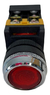 Botão De Comando Pulso Com Iluminação 22mm 1na + 1nf - Jng