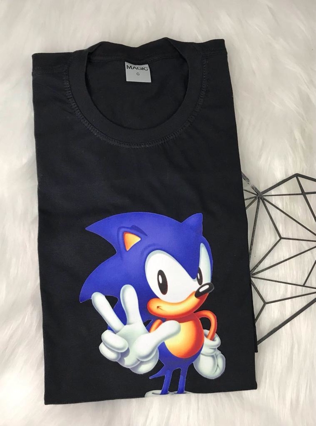 Camiseta Sonic Comprar Em Lokahi Personalizados