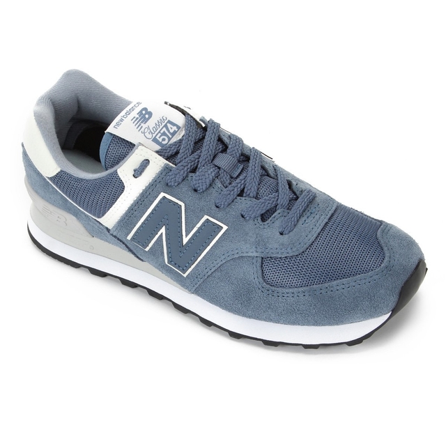 New balance 2024 cinza com azul