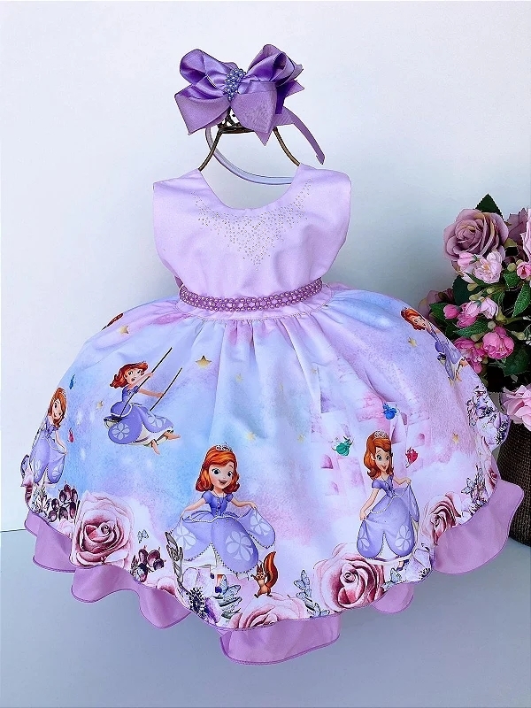 Vestido Princesa Sofia Luxinho