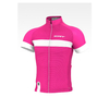 Camisa Ciclismo ERT Classic Stripe Pink Speed Manga Curta Bike