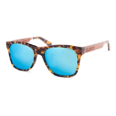 Gafas de Sol en Madera y Acetato con lentes azules - comprar online