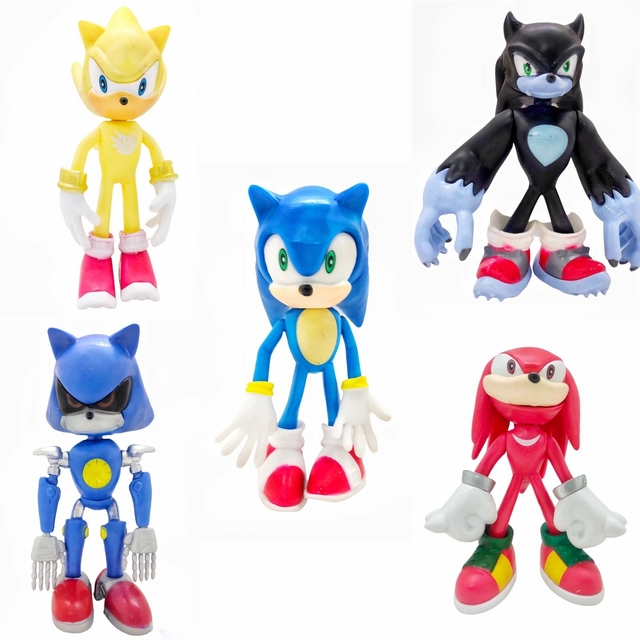 Sonic - Pack 2 Peluches de Sonic y Tails - 30cm - Calidad Super Soft